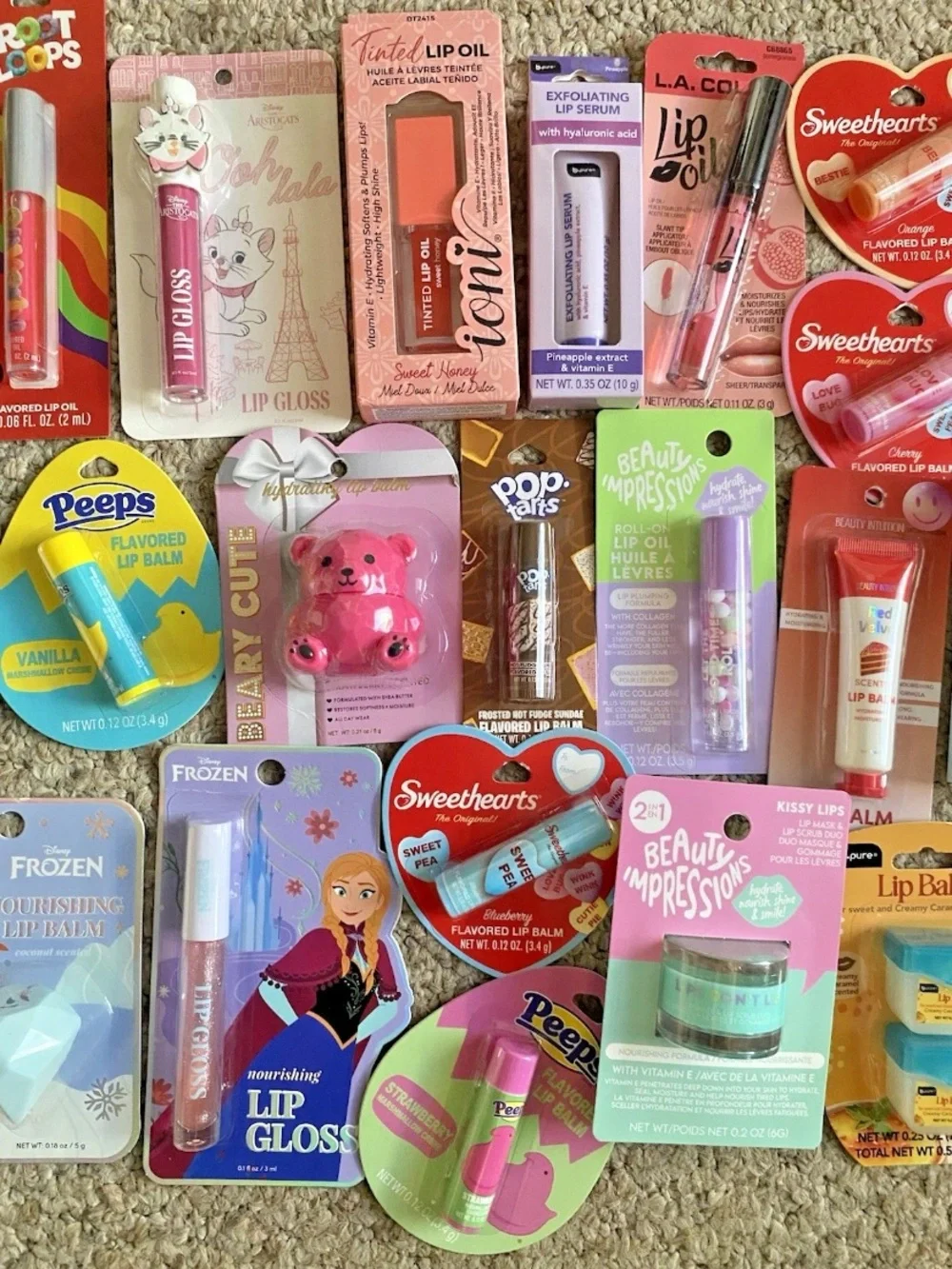 26 piece Assorted Lip Balms, Glosses, Oils